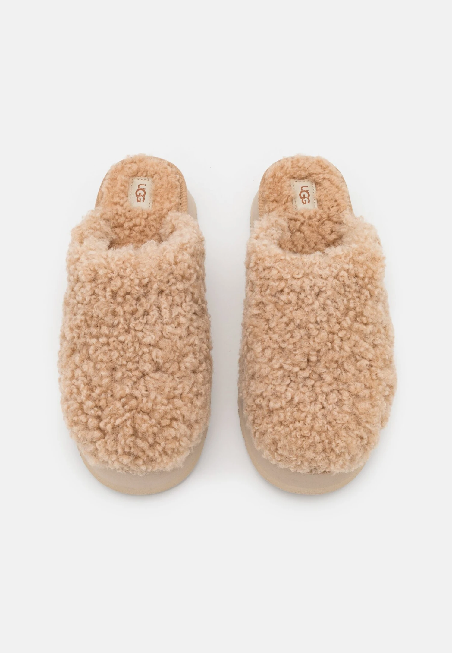 Ugg Maxi Curly Platform - Pantoffels - Sand 7 Ugg Maxi Curly Platform - Pantoffels - Sand - Afbeelding 5