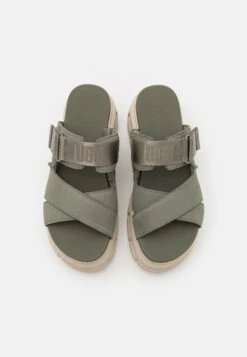 Ugg Ashton Slide - Muiltjes Met Hak - Moss Green -Ugg 20439dfd11094678ba81eec5223c63ca
