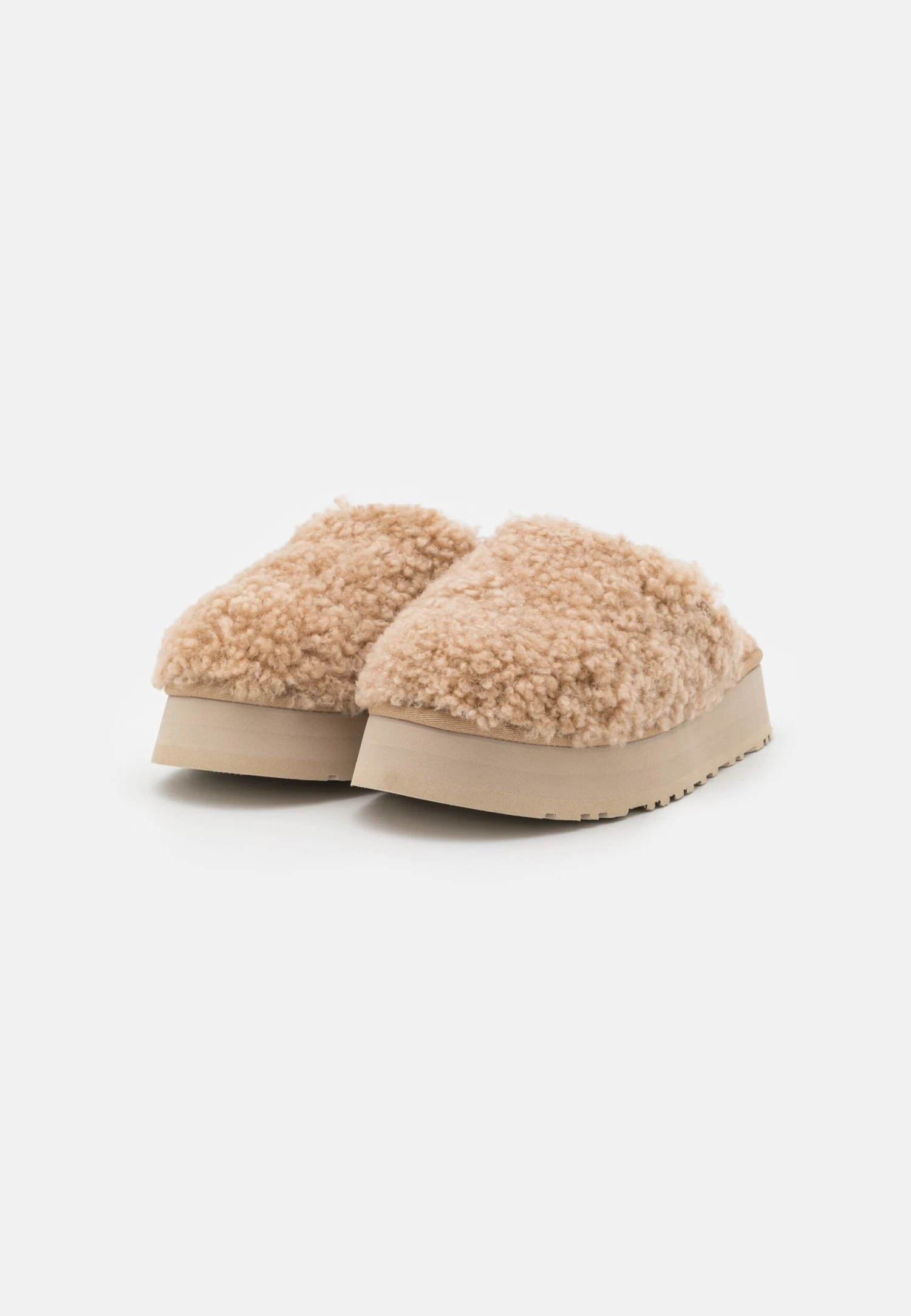 Ugg Maxi Curly Platform - Pantoffels - Sand 4 Ugg Maxi Curly Platform - Pantoffels - Sand - Afbeelding 2
