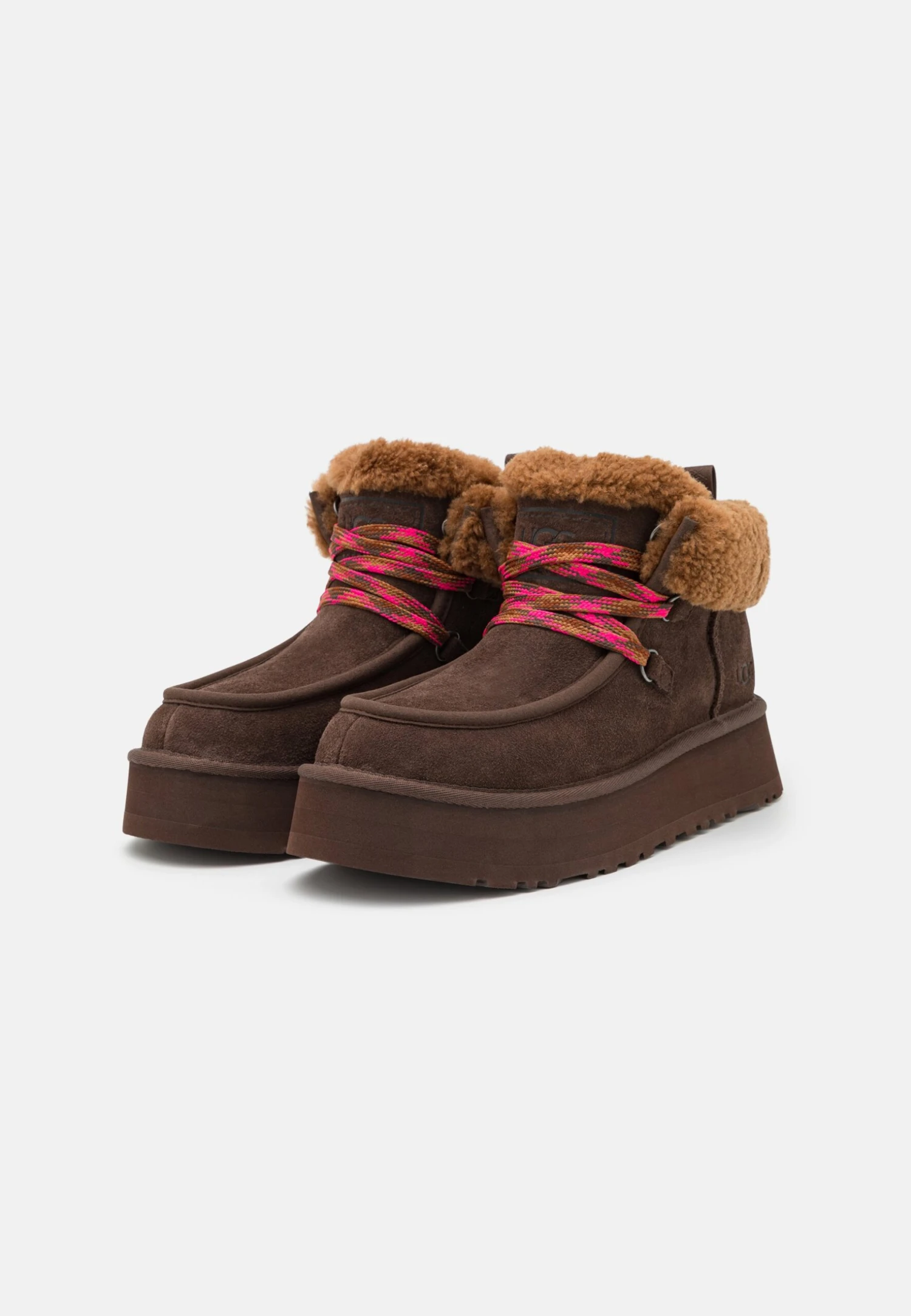 Ugg Funkarra Cabin Cuff - Enkellaarsjes Met Plateauzool - Burnt Cedar 5 Ugg Funkarra Cabin Cuff - Enkellaarsjes Met Plateauzool - Burnt Cedar - Afbeelding 3