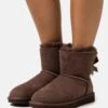 Ugg Mini Bailey Bow - Korte Laarzen - Burnt Cedar -Ugg 5442e446f6c747cdab22e6f704598bdc