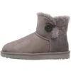 Ugg Mini Bailey Button - Korte Laarzen - Grey -Ugg 5c3db60b66fa45a387cacf3613f80d07