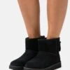 Ugg Classic Mini Logo Zip - Korte Laarzen - Black -Ugg 731c41688440483e977871b52b2eb539
