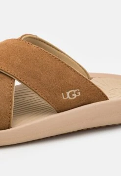 Ugg Brookside Slide - Muiltjes - Chestnut -Ugg 7f5746f0af0548a69b657c3b006708d8