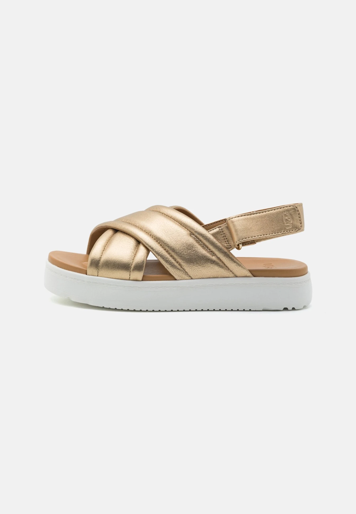 Ugg Zayne Slingback - Sandalen Met Plateauzool - Gold Metallic 4 Ugg Zayne Slingback - Sandalen Met Plateauzool - Gold Metallic - Afbeelding 2