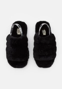 Ugg Fluff Yeah Slide - Sandalen - Black -Ugg 8fbd5325c30a4e5a9763a66e0fda7fd4