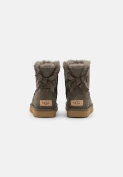 Ugg Mini Bailey Bow - Korte Laarzen - Slate -Ugg 97f157168b584b8ab94ca7b708998da6