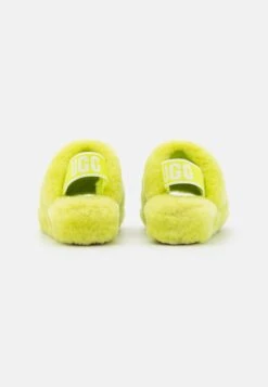 Ugg Fluff Yeah Slide - Sandalen Met Plateauzool - Key Lime -Ugg aa0ab7413716466bbecbd27c906c338b