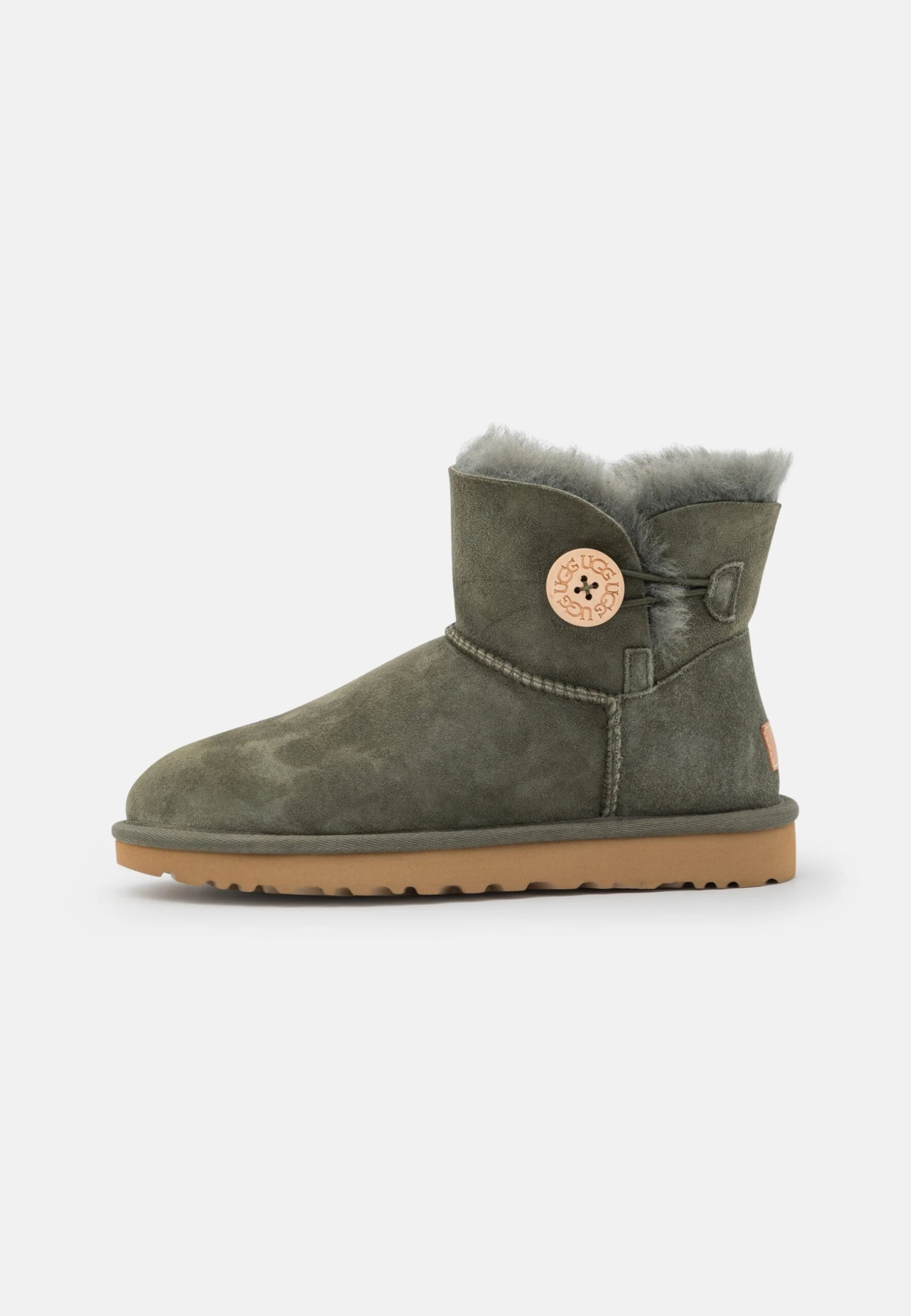 Ugg Mini Bailey Button - Korte Laarzen - Forest Night 4 Ugg Mini Bailey Button - Korte Laarzen - Forest Night - Afbeelding 2