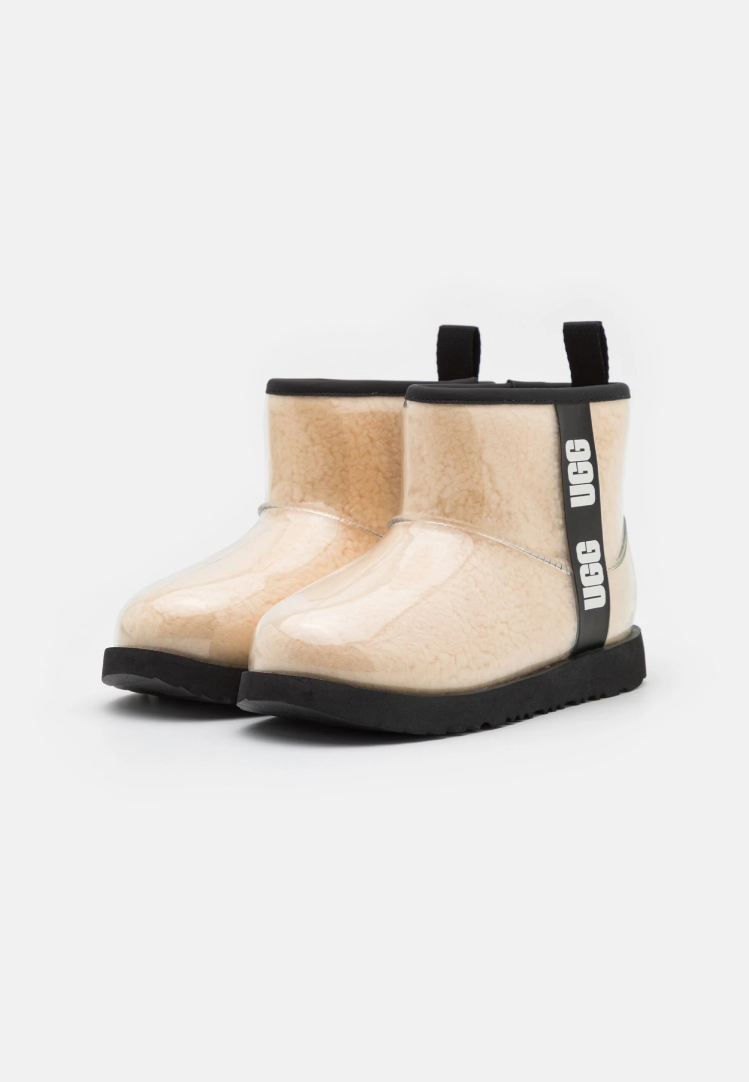 Ugg Classic Clear Mini Ii - Regenlaarzen - Natural/Black 4 Ugg Classic Clear Mini Ii - Regenlaarzen - Natural/Black - Afbeelding 2