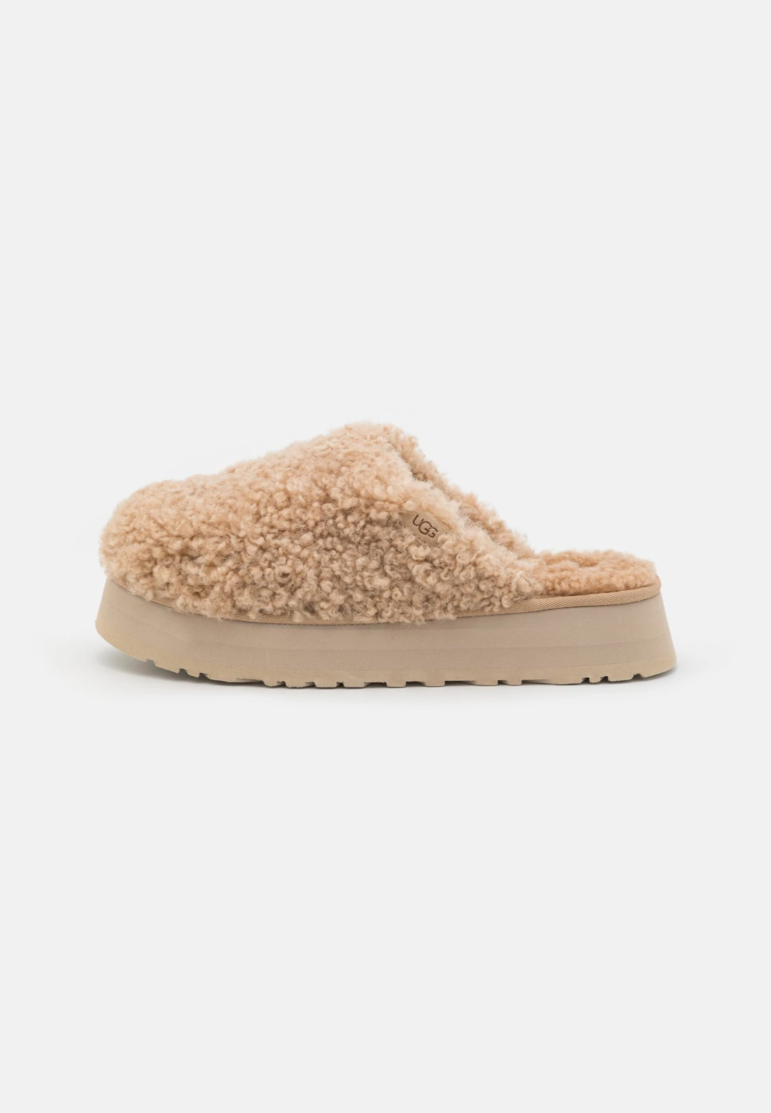 Ugg Maxi Curly Platform - Pantoffels - Sand 3 Ugg Maxi Curly Platform - Pantoffels - Sand