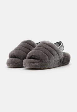 Ugg Fluff Yeah Slide - Pantoffels - Charcoal 10 Ugg Fluff Yeah Slide - Pantoffels - Charcoal -Ugg b23e5a35b52344fb995a1a65273f7d9c