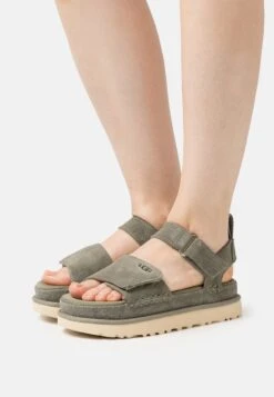Ugg Goldenstar - Sandalen Met Plateauzool - Moss Green