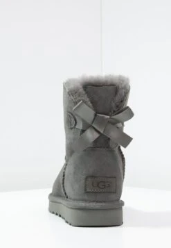Ugg Mini Bailey Bow - Korte Laarzen - Grey -Ugg f5b569e5d1304ce4b785580800776a57