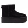 Ugg Classic Mini Platform - Enkellaarsjes Met Plateauzool - Black -Ugg f979d1bb4dbc46a9b970cf093a0f61d3