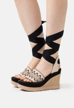 Ugg Abbot Ankle Wrap - Sandalen Met Hoge Hak - Black